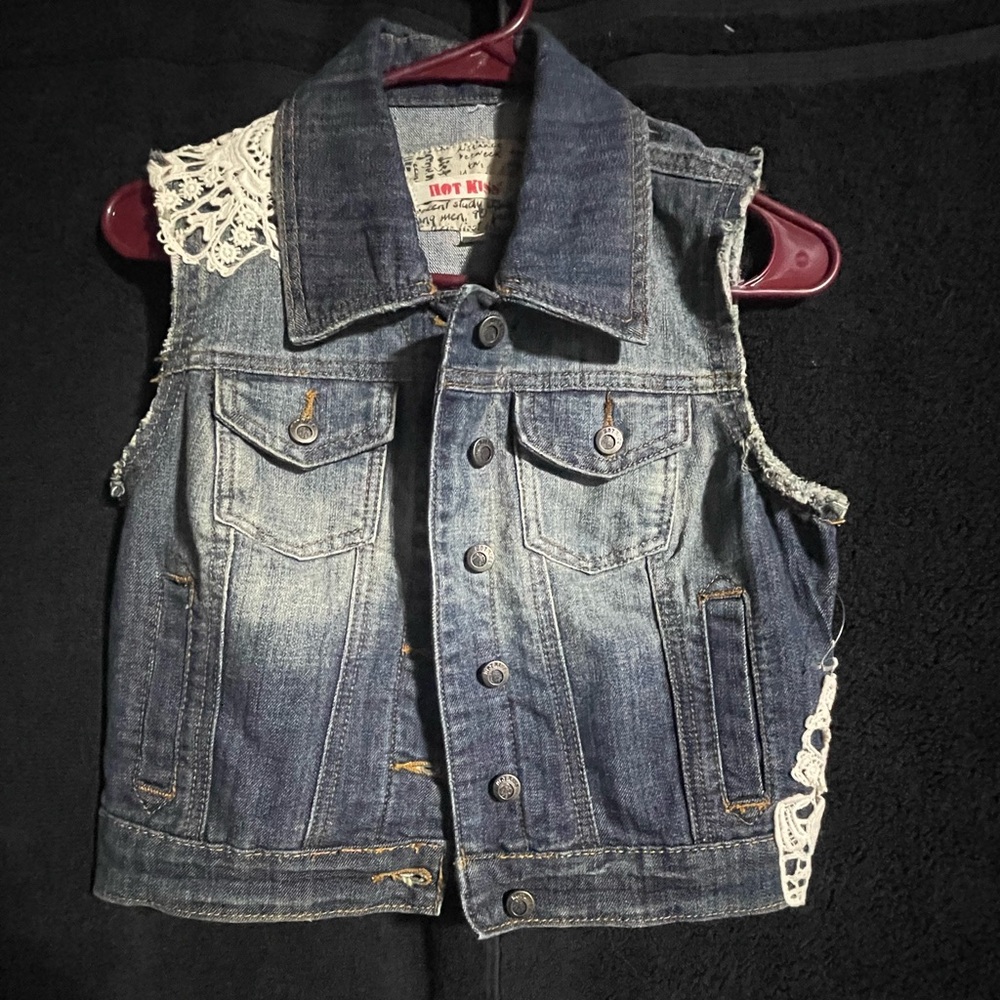 Hot Kiss Denim with Script Detail